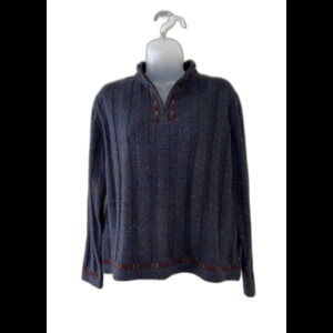 Vintage Woolrich Women’s 1/4 Zip Pullover Sweater Size M – Wool Blend